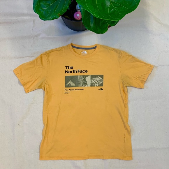 The North Face Other - The North Face Yellow Equipment Alpine T-Shirt